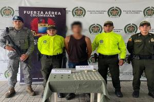 Tras cinematográfico operativo entre Policía, Ejército y Fuerza Aérea, capturaron a alias ‘Sebas’ en Melgar