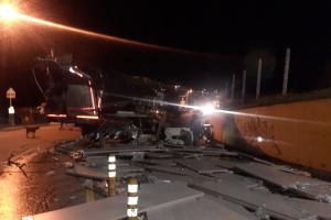 Falleció conductor de camión tras chocar con tractocamión en la vía a Cajamarca