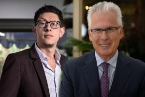 Daniel Rojas y Baltazar Garzón