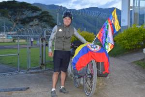 Fabián Loaiza en su travesía por Colombia