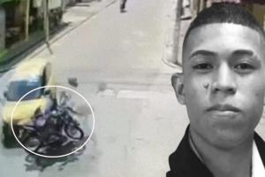 ¡Tristeza! Falleció patrullero de la Policía tras accidentarse en el barrio Calarcá