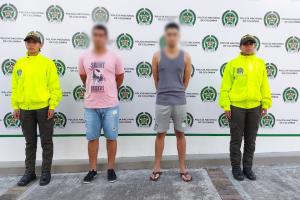 ¡Por fin! Capturaron a ‘Juanito’ y ‘Luisito’ por robar $300 millones de una empresa de confección de botas en Ibagué 