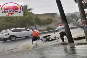 Arroyo en la calle 60 con carrera Quinta