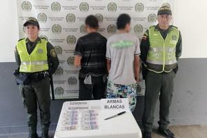 Capturaron a ‘Edwin’ y ‘Johan’ por golpear y atracar con cuchillo a un hombre en El Espinal