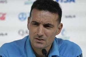 Lionel Scaloni, técnico de Argentina, en la previa ante Países Bajos.