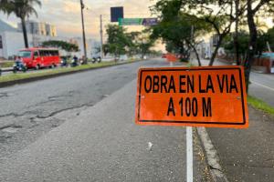 Obras en la vía