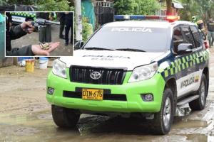 A bala recibieron a la Policía en la invasión de Villa Resistencia en la Tercera etapa de la Ciudadela Bolívar