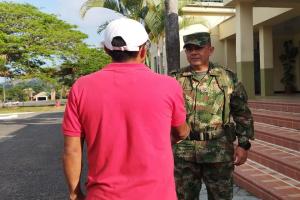 Guerrillero se sometió a la justicia y se entregó a las tropas del Ejército Nacional