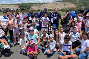 Niños y niñas melgarenses, disfrutaron de un día inolvidable como pilotos en simulador de la Fuerza Aérea