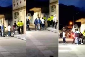 En medio de una batalla campal, al menos 25 personas agredieron a los policías de Murillo, Tolima 