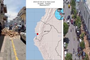 Temblor en  Ecuador