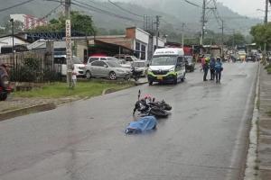 Accidente en barrio Miramar