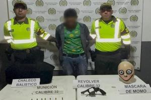 Cayó enmascarado que se enfrentó a bala contra los policías de El Espinal