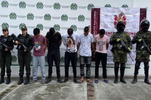 Tras las rejas enviaron a cinco sujetos que se hacían pasar por miembros del ELN entre la vía Murillo – Manizales