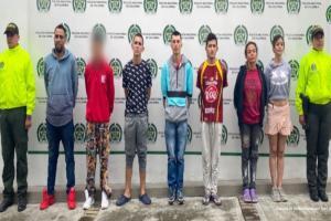 Banda capturada Tolima