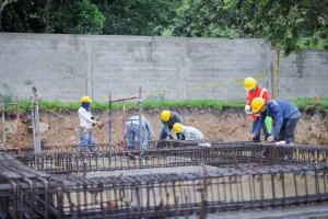 Obras de acueducto, sector de Boquerón
