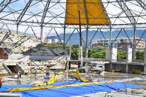 Obras del Coliseo Mayor de Ibagué