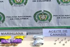 Incautación de sustancias estupefacientes por parte de la la Policía Metropolitana de Ibagué por medio del Grupo de Carabineros y Guías Caninos