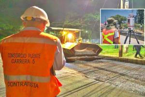 Obras sobre calle 60 de Ibagué
