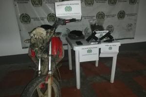 Dos menores fueron aprehendidos en Tesalia, Huila.