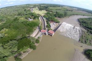 sistema de captación de agua del  Cucuana