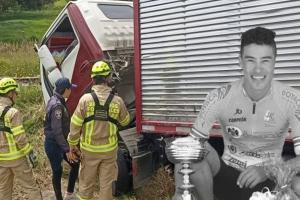 Luto en el ciclismo colombiano tras la muerte de Germán Chaves, en la vía Chocontá – Cundinamarca