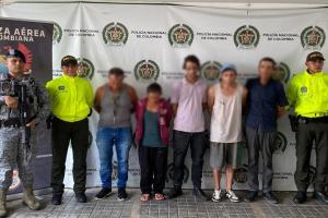 Cayeron 6 integrantes de la banda delincuencial ‘La Firma’, liderada por alias ‘El Paisa’ en Melgar