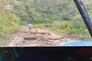 Vía Los Túneles, zona rural de Ibagué