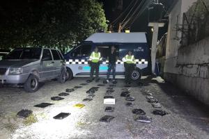 ¡Cero y van tres en una semana! Autoridades incautaron 22 kilogramos de marihuana en vías de Saldaña