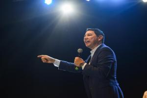 Andrés Hurtado, alcalde de Ibagué en Rendición de cuentas