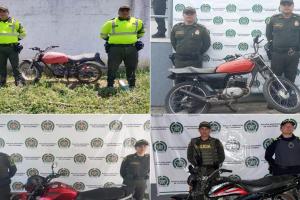 Detol recuperó motos hurtadas en Rovira, Melgar, Villahermosa y Lérida 