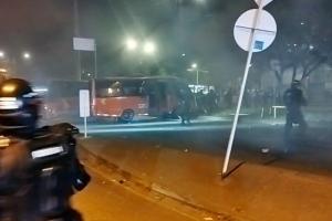 . Cuatro uniformados heridos dejó la jornada de protestas de transportadores