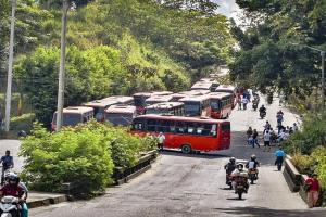Paro de busetas en Ibagué