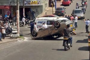¡Imprudencia! Se registró nuevo accidente en la 25 con 4ª Tamaná en Ibagué