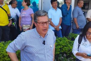 Alejandro Quiroga en rueda de prensa en Cotrautol