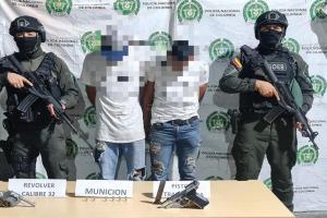 Goes capturó en flagrancia a dos delincuentes que se movilizaban armados por las calles de Chaparral