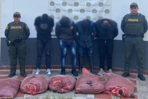 A la cárcel cinco sujetos por abigeato, violencia contra servidor público y daño en bien ajeno en Payandé 