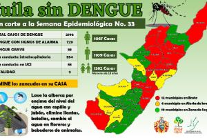 Más de 2100 casos de dengue fueron reportados en el Huila