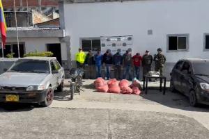 ¡Duro golpe al abigeato! Capturaron 6 persona por el hurto de ganado en Cajamarca