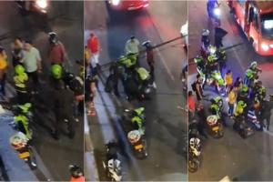 ¡Qué peligro! Dos sujetos atracaron con mini uzi y cuchillo en el Doraditos y Sazón de la 11 con 5ª en Ibagué