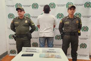Capturaron peligroso extorsionista de comerciantes en Fresno, al norte del Tolima