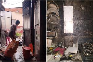 Incendio estructural barrio Arkalá
