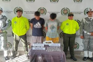 Tras cinematográfico operativo cayeron los reconocidos microtraficantes, alias ‘El Flaco y Gufy’ en Melgar