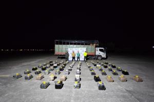 Media tonelada de marihuana incautada en el Huila.
