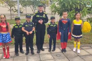 ¡Día del dulce! Más de 600 policías comprometidos con la celebración del Halloween en Ibagué