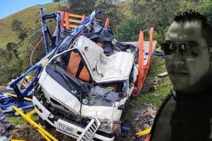 ¡Tristeza! Falleció Edwin Cruz, querido conductor de Turbo que se fue a un abismo en el sector del Alto de la Línea