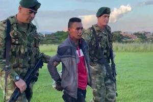 Cayó alias 'Coco' 4° cabecilla del frente Ismael Ruíz que operaba en el sur del Tolima