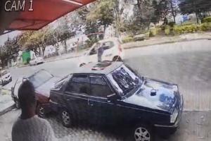 En medio de un atraco, Oswaldo se vistió de héroe y evitó un accidente