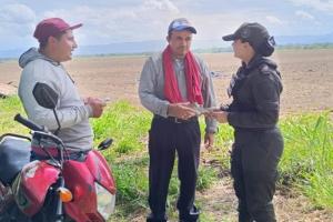 Gaula Tolima fortalece la prevención del secuestro y la extorsión entre los arroceros de la Policía Metropolitana de Ibagué
