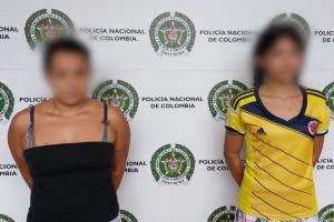 Capturaron dos mujeres por el hurto a un taxista en el barrio Claret de Ibagué